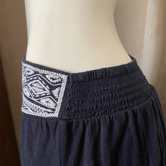 AMERICAN EAGLE OUTFITTER women's black maxi Skirt elastic Waist size M - Picture 8 of 12